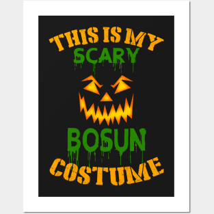 This Is My Scary Bosun Costume Posters and Art